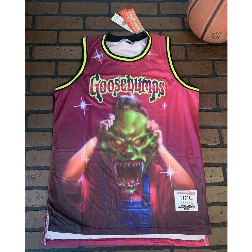 GOOSEBUMPS / BETH Headgear Classics Basketball Jersey ~Never Worn~‎ M XL